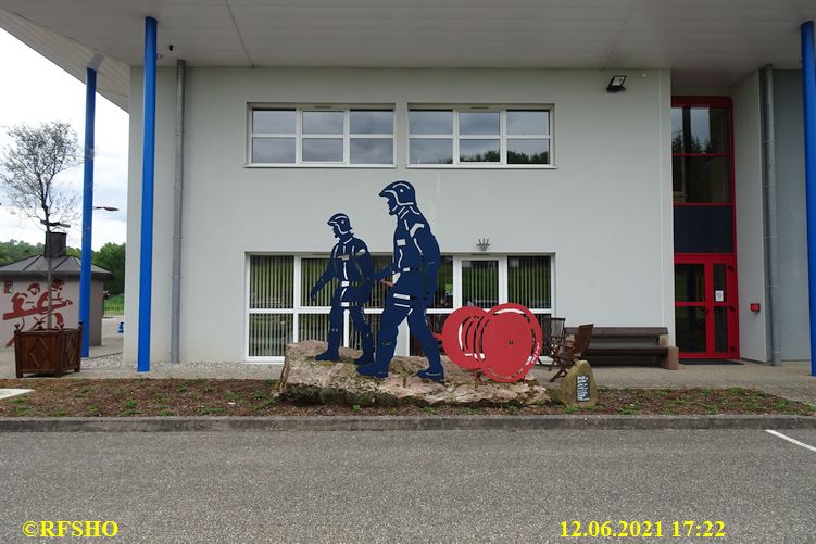 Feuerwehr Bitche in Frankreich