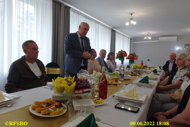 Begrüßung durch den Landrat in Radziejów