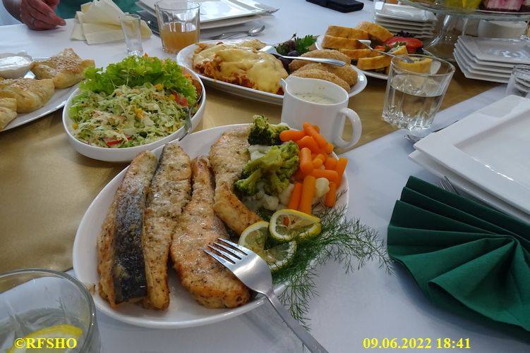 Abendessen im Hotel Zaz