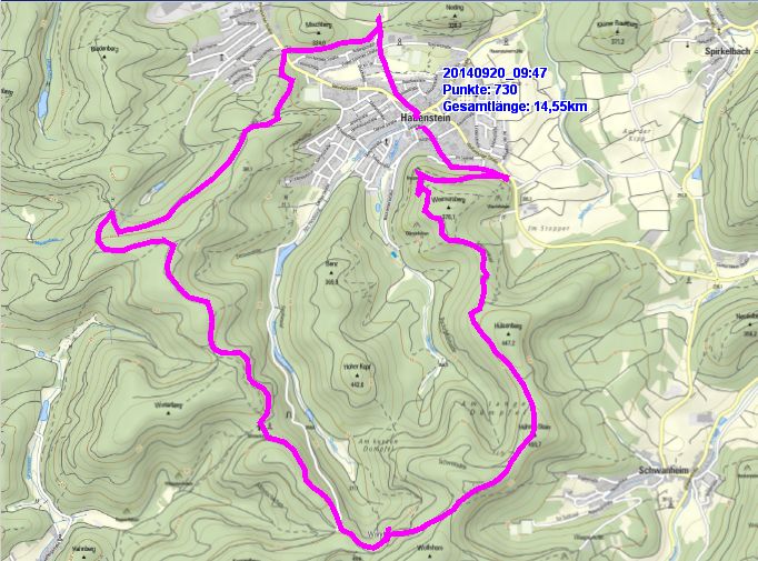 Schusterpfad, Hauenstein